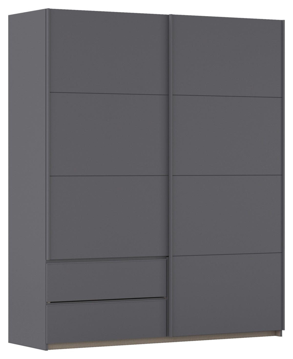 SCHWEBETÜRENSCHRANK in Grau  - Grau, Modern, Holzwerkstoff (175/210/59cm) - Rauch Möbel