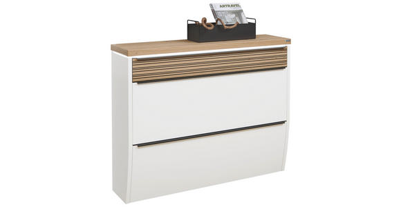 GARDEROBE 4-teilig  in 265/187/31 cm  - Eichefarben/Weiß, Design, Holz/Holzwerkstoff (265/187/31cm) - Dieter Knoll