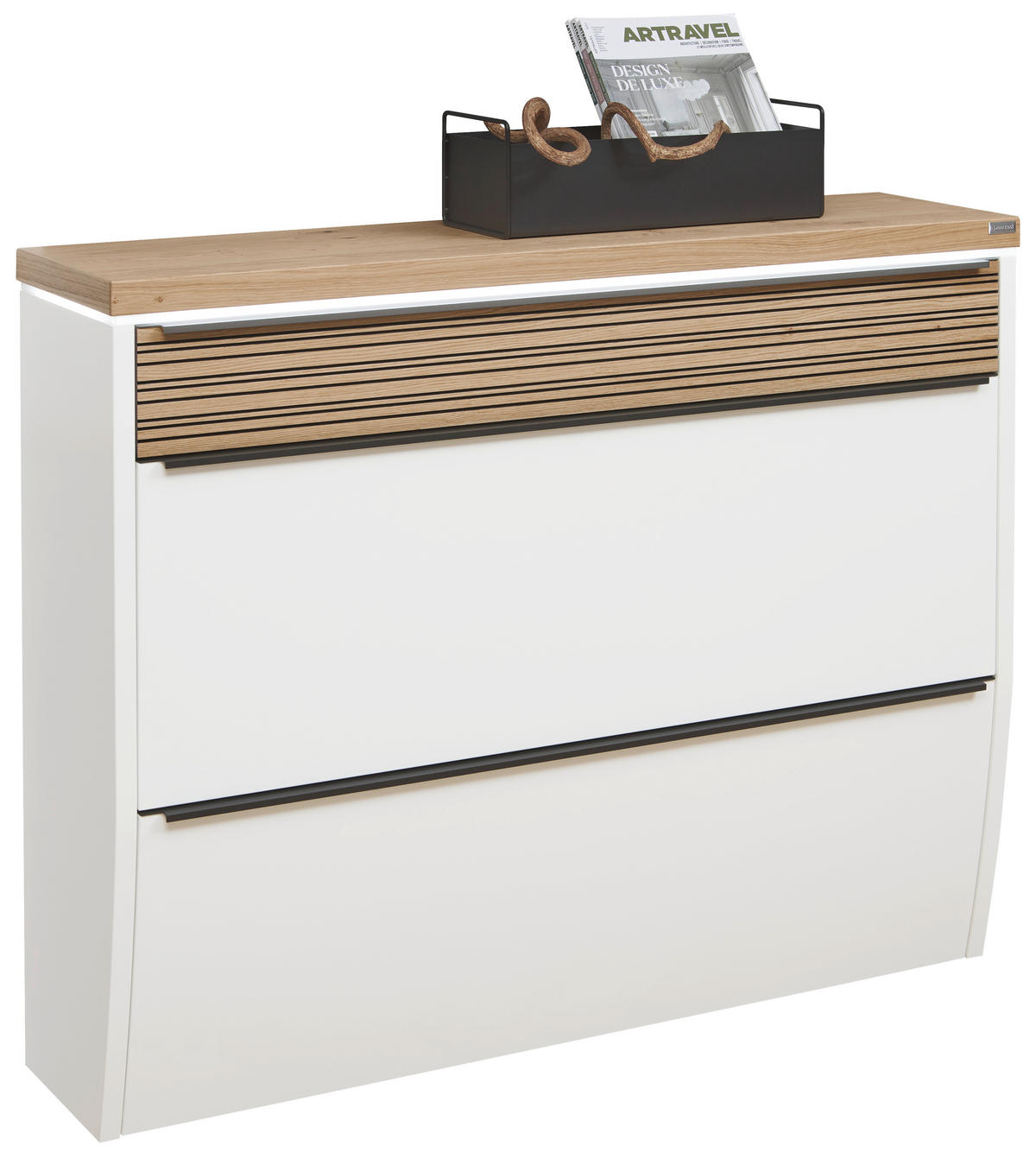 GARDEROBE 4-teilig  in 265/187/31 cm  - Eichefarben/Weiß, Design, Holz/Holzwerkstoff (265/187/31cm) - Dieter Knoll