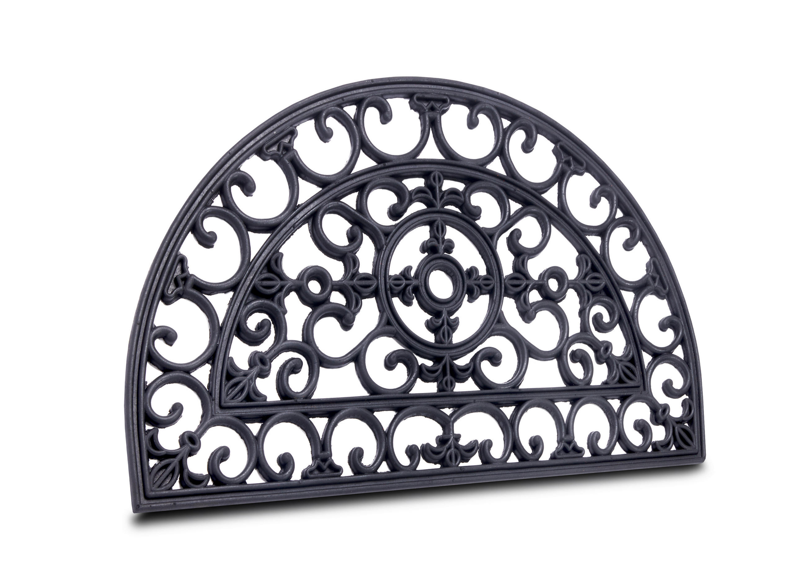FUßMATTE  45/75 cm  Schwarz  - Schwarz, Basics, Kunststoff (45/75cm)