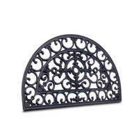 FUßMATTE  45/75 cm  Schwarz  - Schwarz, Basics, Kunststoff (45/75cm)