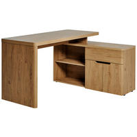 ECKSCHREIBTISCH 140/117,5/77 cm Eichefarben  - Eichefarben, Konventionell, Holzwerkstoff (140/117,5/77cm) - Novel