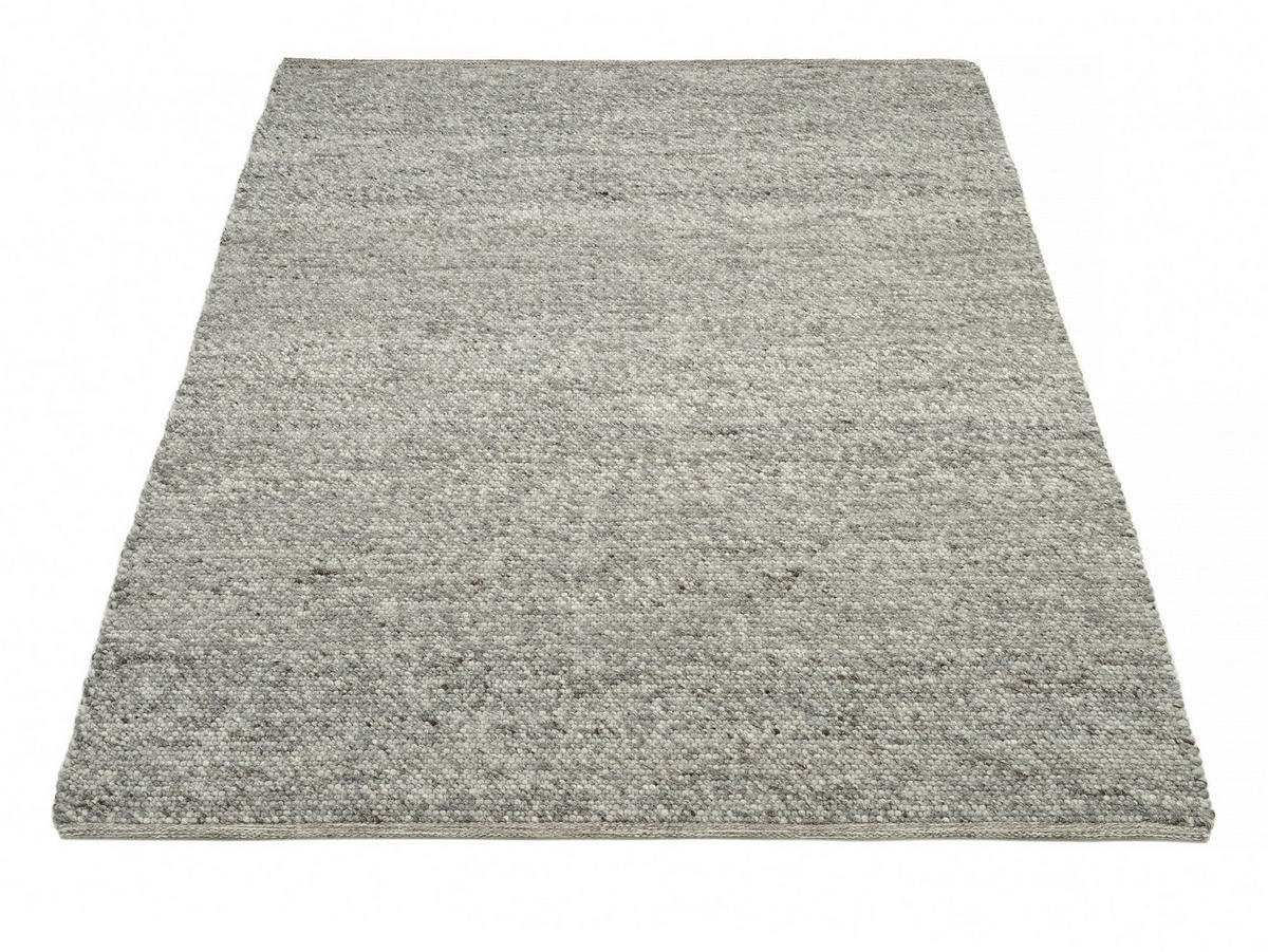 HANDWEBTEPPICH 250/300 cm Helsinki Graubraun  - Graubraun, KONVENTIONELL, Textil (250/300cm) - Linea Natura