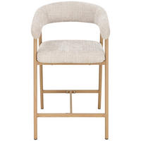 BARHOCKER in Eichefarben, Beige  - Eichefarben/Beige, MODERN, Holz/Textil (53/93/55cm) - Livetastic