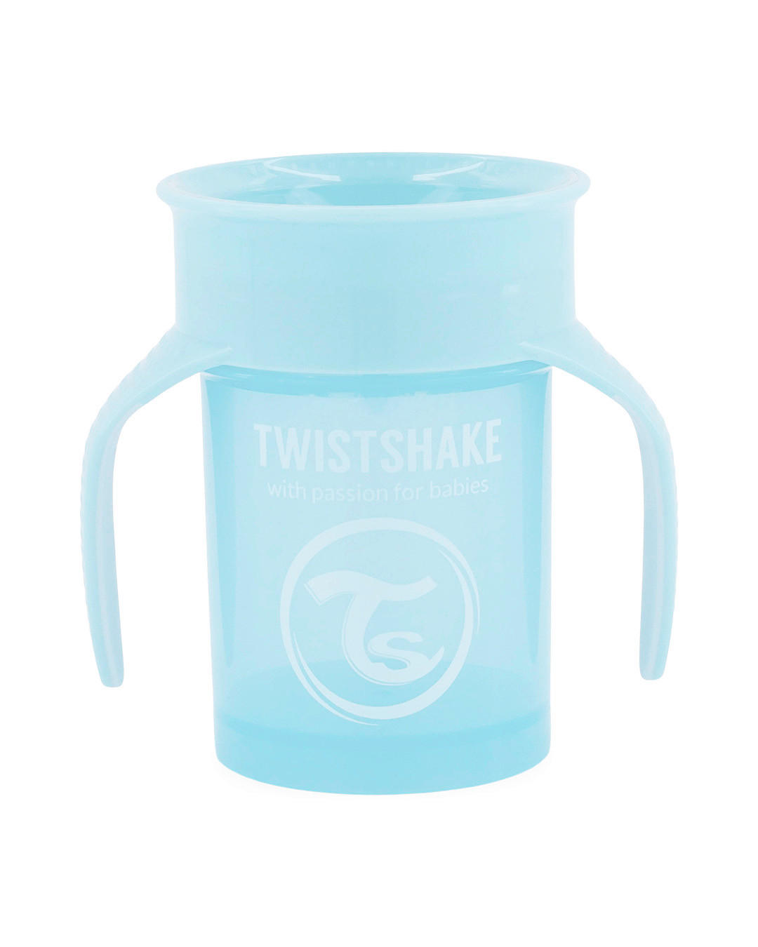 TRINKBECHER  - Blau, Basics, Kunststoff (11/11/8,6cm) - Twistshake