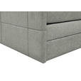 BOXSPRINGBETT 180/200 cm  in Grau  - Grau, KONVENTIONELL, Textil (180/200cm) - Carryhome