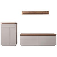 WOHNWAND  Eichefarben, Kaschmir 270/172/40 cm  - Kaschmir/Eichefarben, Design, Holzwerkstoff (270/172/40cm) - Livetastic