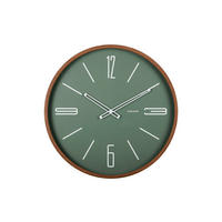 WANDUHR Marcado Grün  - Grün, Basics, Kunststoff (51cm) - Karlsson