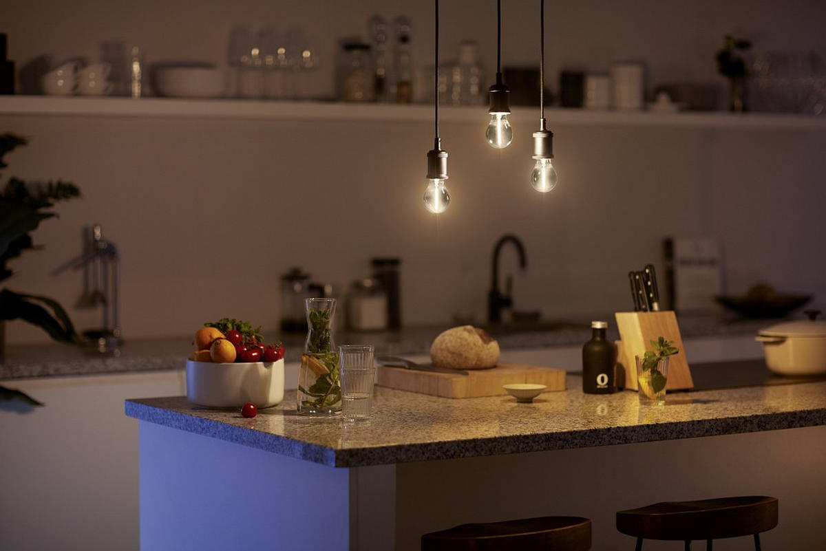 SCHNURPENDEL 11/200 cm   - Schwarz, Basics, Textil/Metall (11/200cm) - Philips HUE