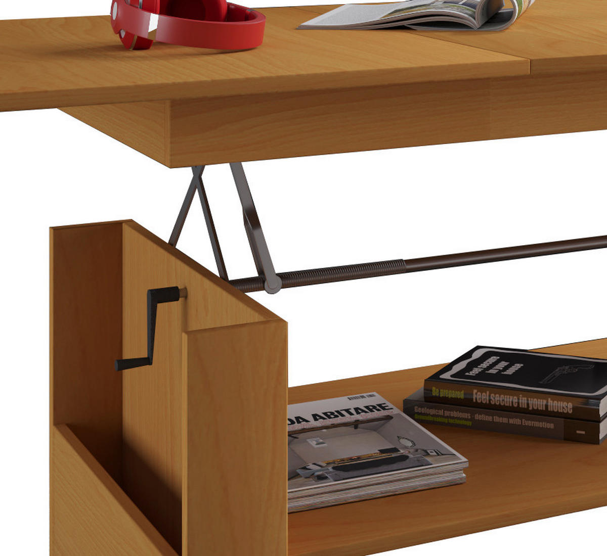 COUCHTISCH 65/115/52,5 cm Buchefarben  - Buchefarben, Basics, Holzwerkstoff (65/115/52,5cm) - MID.YOU
