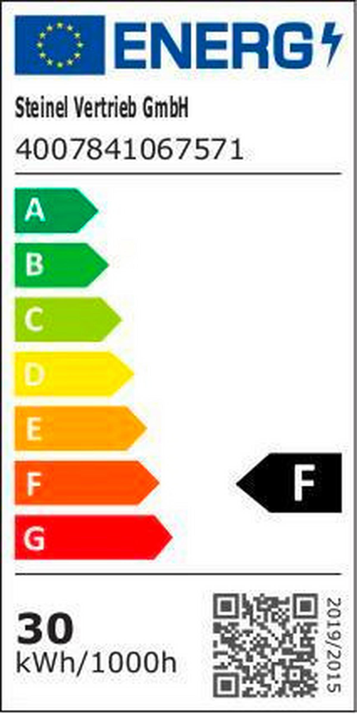 LED-STRAHLER 18,6/21,3/24,1 cm   - Schwarz, Design, Metall (18,6/21,3/24,1cm) - Steinel