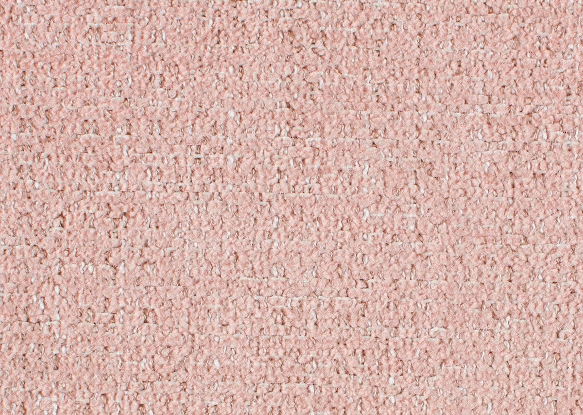 ECKSOFA in Webstoff Rosa  - Rosa, Design, Textil/Metall (304/184cm) - Dieter Knoll