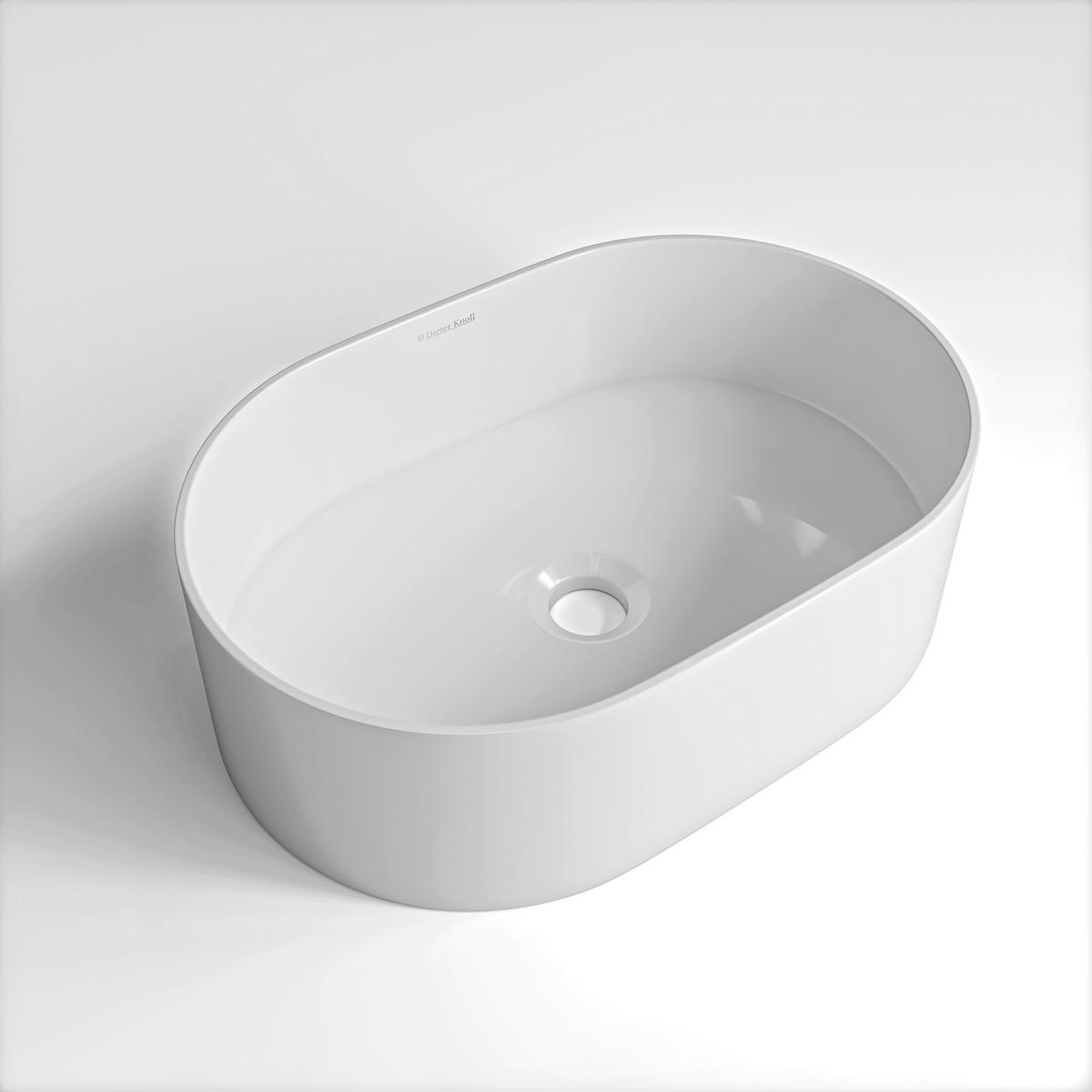 WASCHBECKEN 45/14/30 cm  - Weiß, Basics, Stein (45/14/30cm) - Dieter Knoll