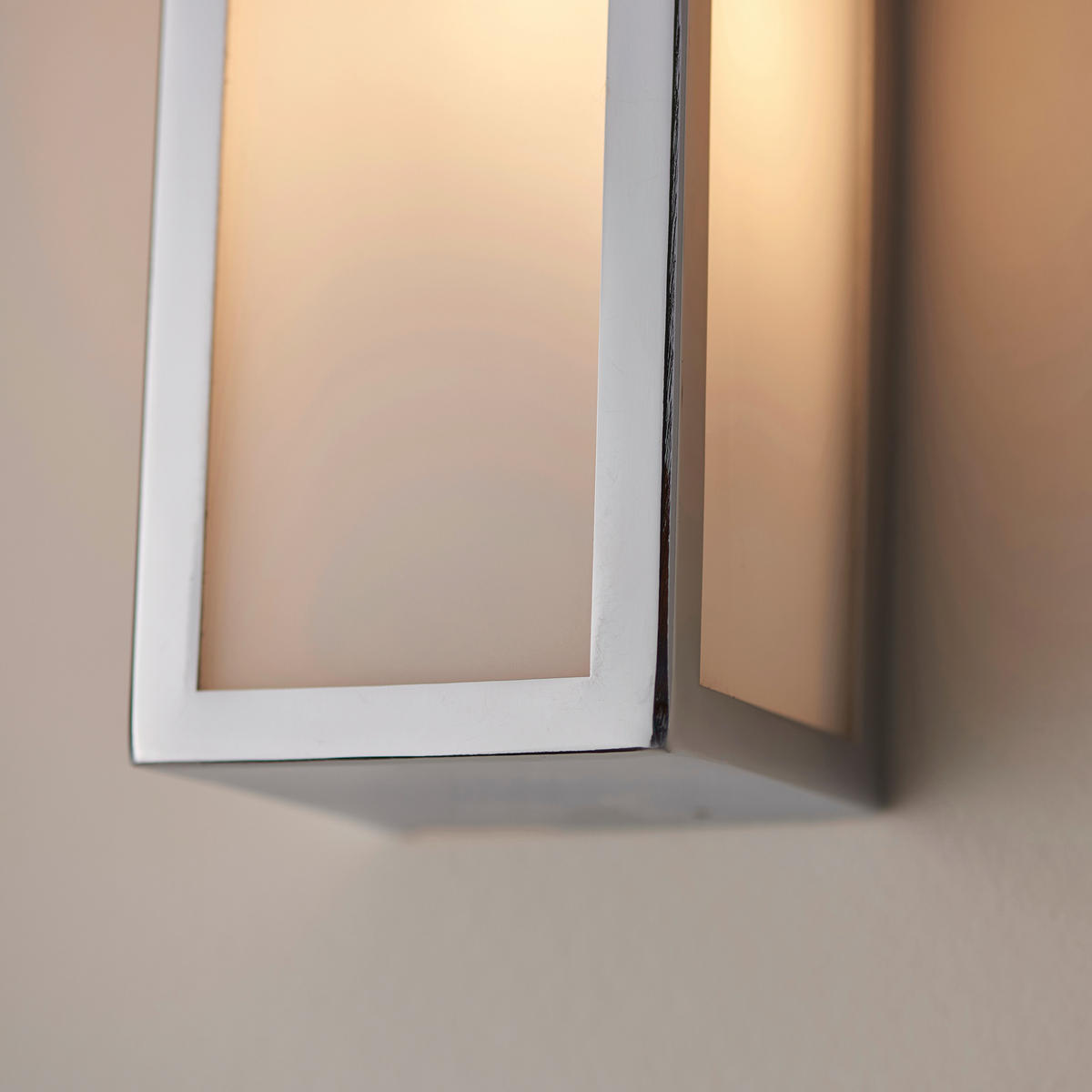 BADEZIMMER-WANDLEUCHTE 7.5/31.5/7.5 cm   - Chromfarben, KONVENTIONELL, Glas (7.5/31.5/7.5cm) - ENDON
