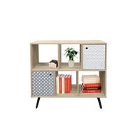 SIDEBOARD  in 98,5/87/29 cm  - Eichefarben/Multicolor, Design, Holzwerkstoff (98,5/87/29cm) - Livetastic