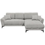 ECKSOFA in Webstoff Greige  - Greige/Hellgrau, MODERN, Kunststoff/Textil (281/189cm) - Carryhome