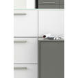 EINBAUKÜCHE   - Weiß/Grau, Design, Holzwerkstoff - Dieter Knoll