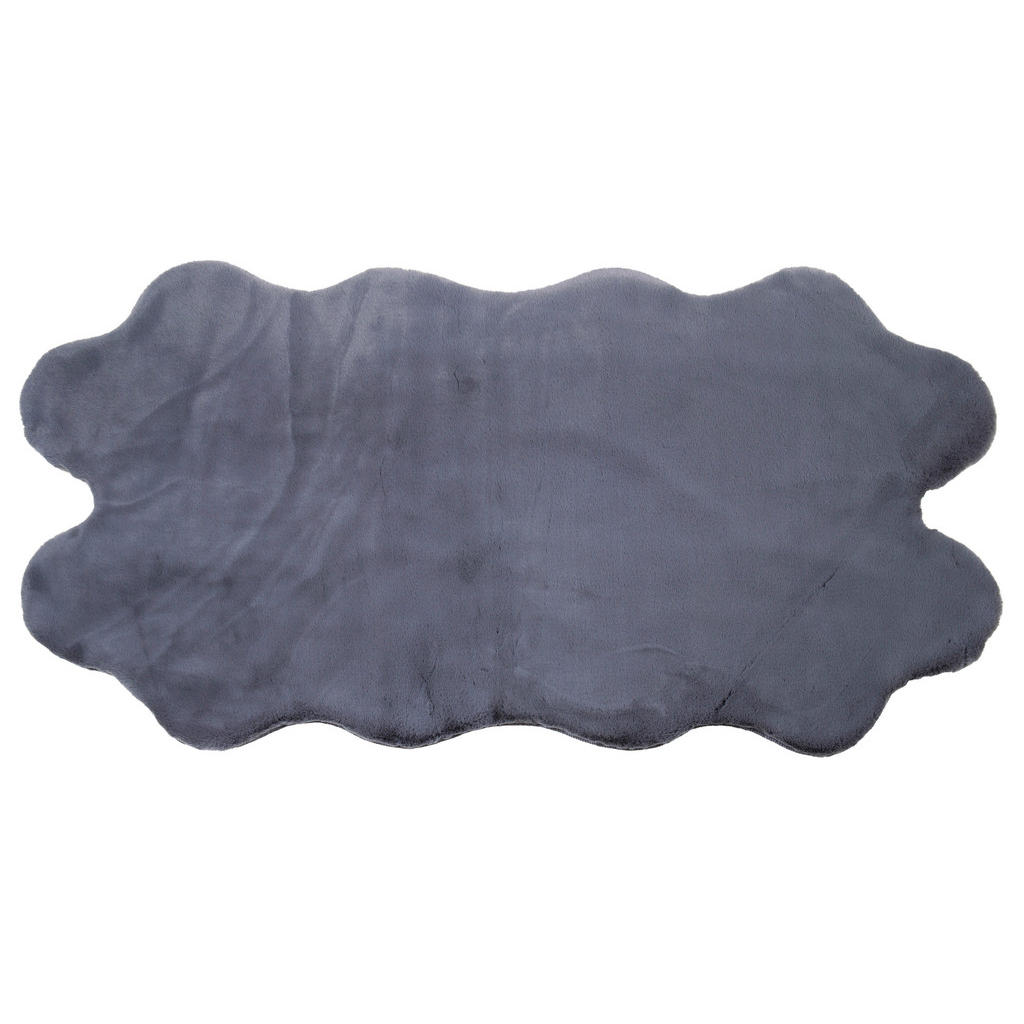 UMELÁ KOŽUŠINA, 90/160 cm, sivá