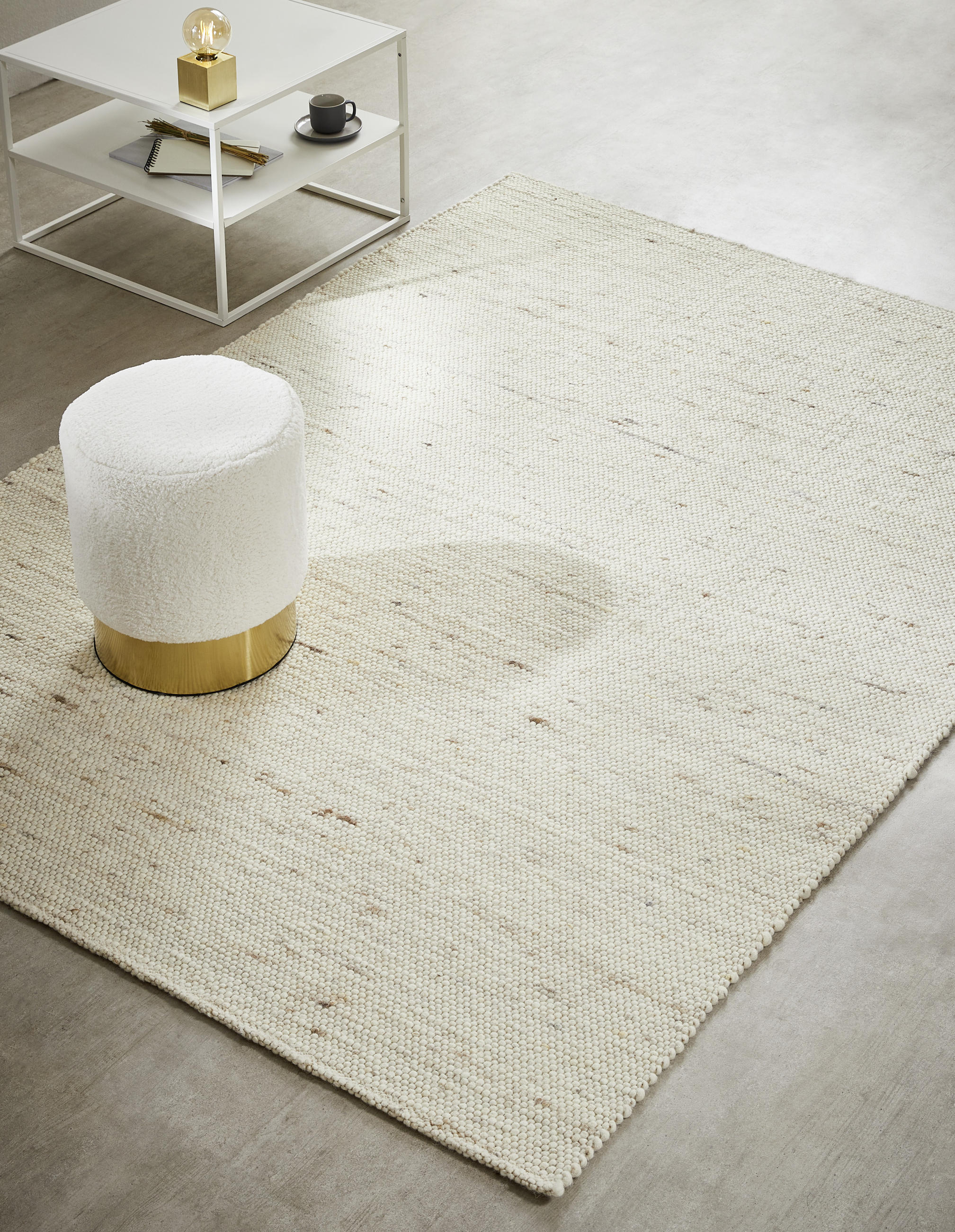 HANDWEBTEPPICH 170/230 cm Taranto Beige  - Beige, Basics, Textil (170/230cm) - Linea Natura