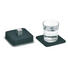 UNTERSETZER - Schwarz, Basics, Kunststoff/Metall (9,5/9,5cm) - Blomus
