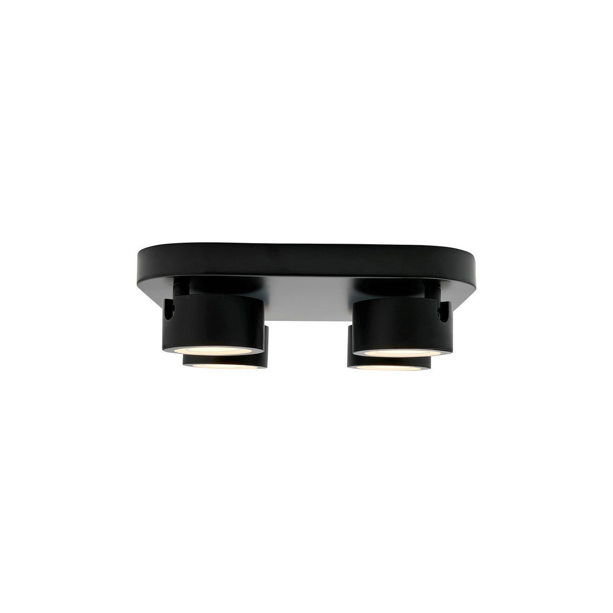 DECKENLEUCHTE Clyde 7.5/28/28 cm  - Schwarz, Design, Metall (7.5/28/28cm) - Nordlux