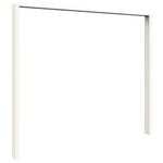 PASSEPARTOUTRAHMEN 256/240/12 cm   - Weiß, KONVENTIONELL, Holzwerkstoff (256/240/12cm) - Venda