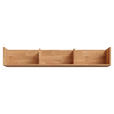 WANDREGAL 130/22/25 cm  - Eichefarben, Natur, Holz (130/22/25cm) - Linea Natura