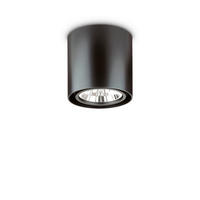 DECKENLEUCHTE 10 W  15/15 cm    - Schwarz, Basics, Metall (15/15cm) - Ideal Lux
