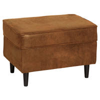 TABURETKA, textil, kartón, kompozitné drevo, 67/42/46 cm - hnedá/čierna, Basics, kartón/kompozitné drevo (67/42/46cm) - Niels Andersson