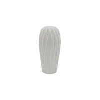 VÁZA  - fehér, Basics, kerámia (12.5/25cm)