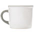 KAFFEEBECHER 240 ml - Weiß/Grau, LIFESTYLE, Keramik (12/7,8/9,2cm) - Gmundner KAFFEEBECHER 240 ml - Weiß/Grau, LIFESTYLE, Keramik (12/7,8/9,2cm) - Gmundner