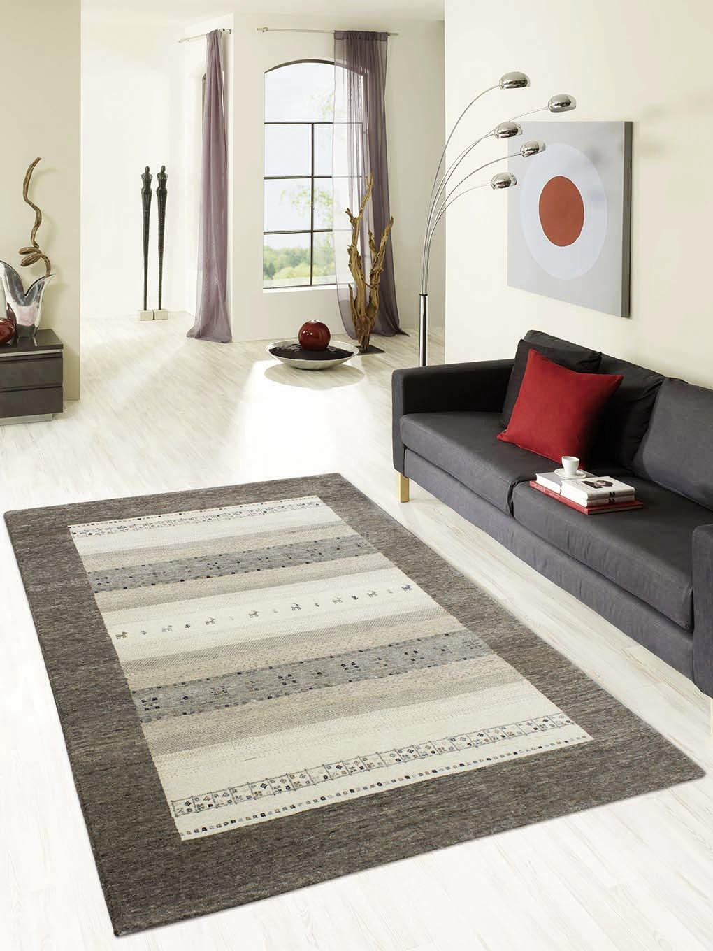 WOLLTEPPICH 250/350 cm Braun, Naturfarben, Beige  - Beige/Braun, Design, Textil (250/350cm) - Cazaris
