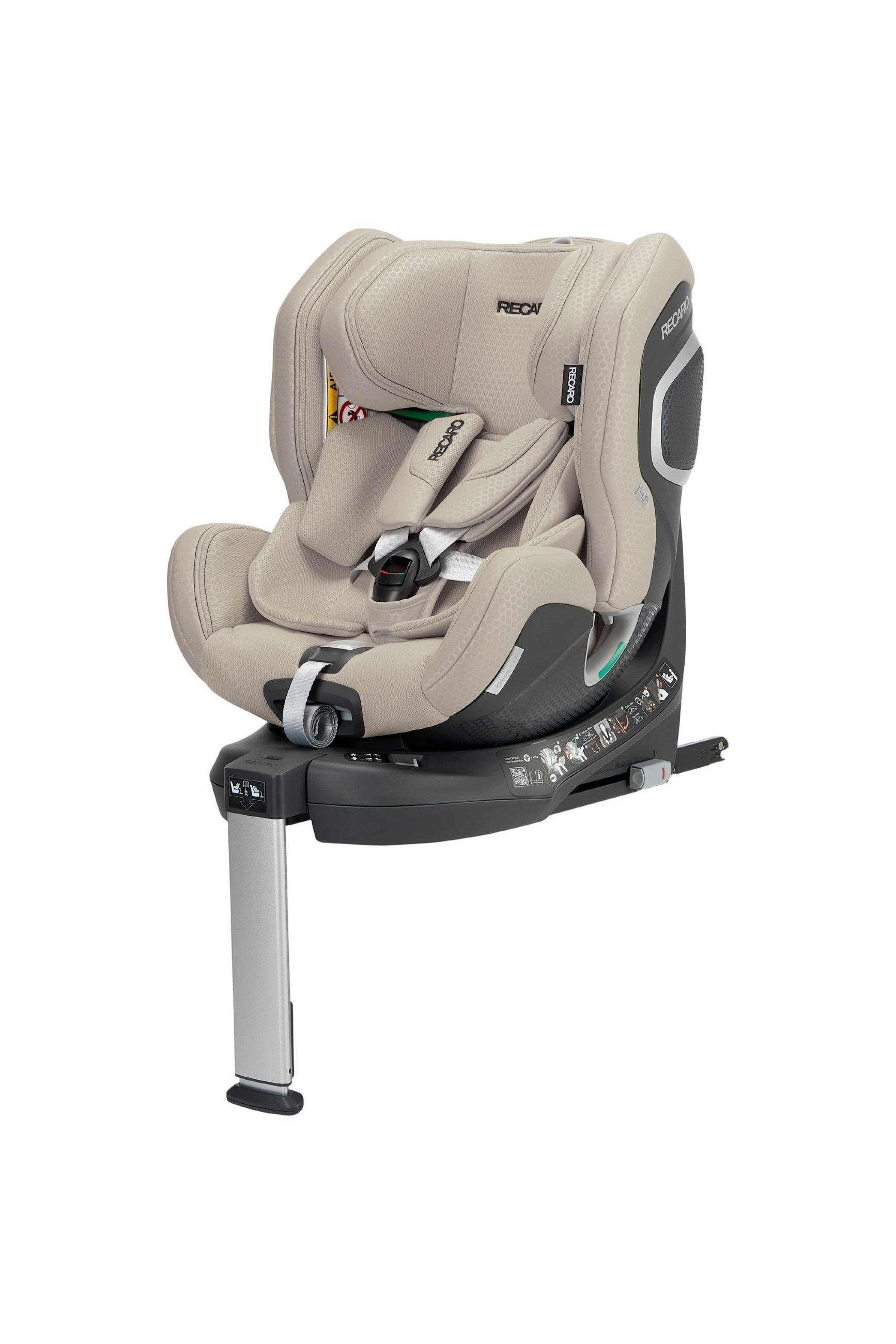 REBOARDER-KINDERSITZ Xenon 1 Kid Elegant Beige   - Beigebraun, Basics, Kunststoff/Textil (44/58-77/58,5cm) - RECARO