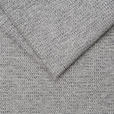SCHLAFSOFA Lia  mit Webstoff Hellgrau  - Hellgrau/Schwarz, Design, Textil/Metall (197/84/92,5cm) - Xora
