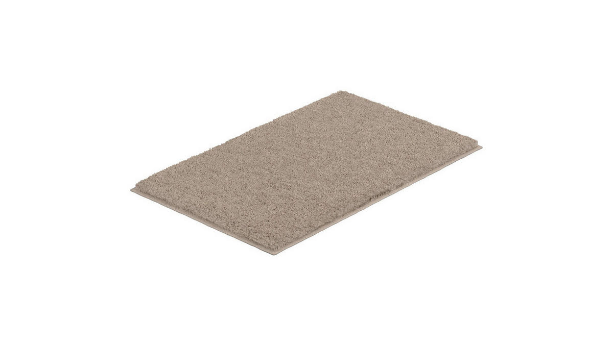 BADEMATTE Beige 50/80 cm  - Beige, Basics, Kunststoff/Textil (50/80cm) - Grund