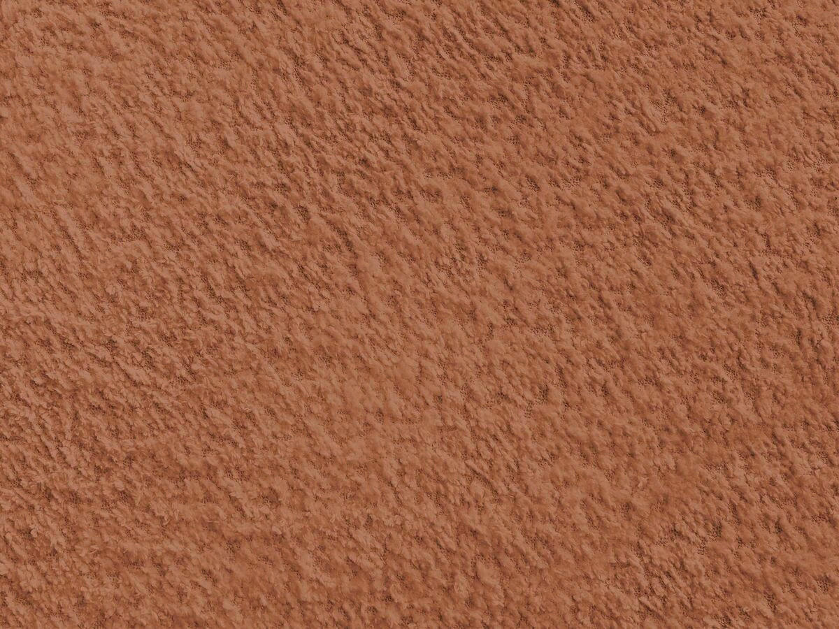 HOCKER ANNECY Bouclé Orange  - Schwarz/Orange, MODERN, Kunststoff/Textil (140/45/70cm)