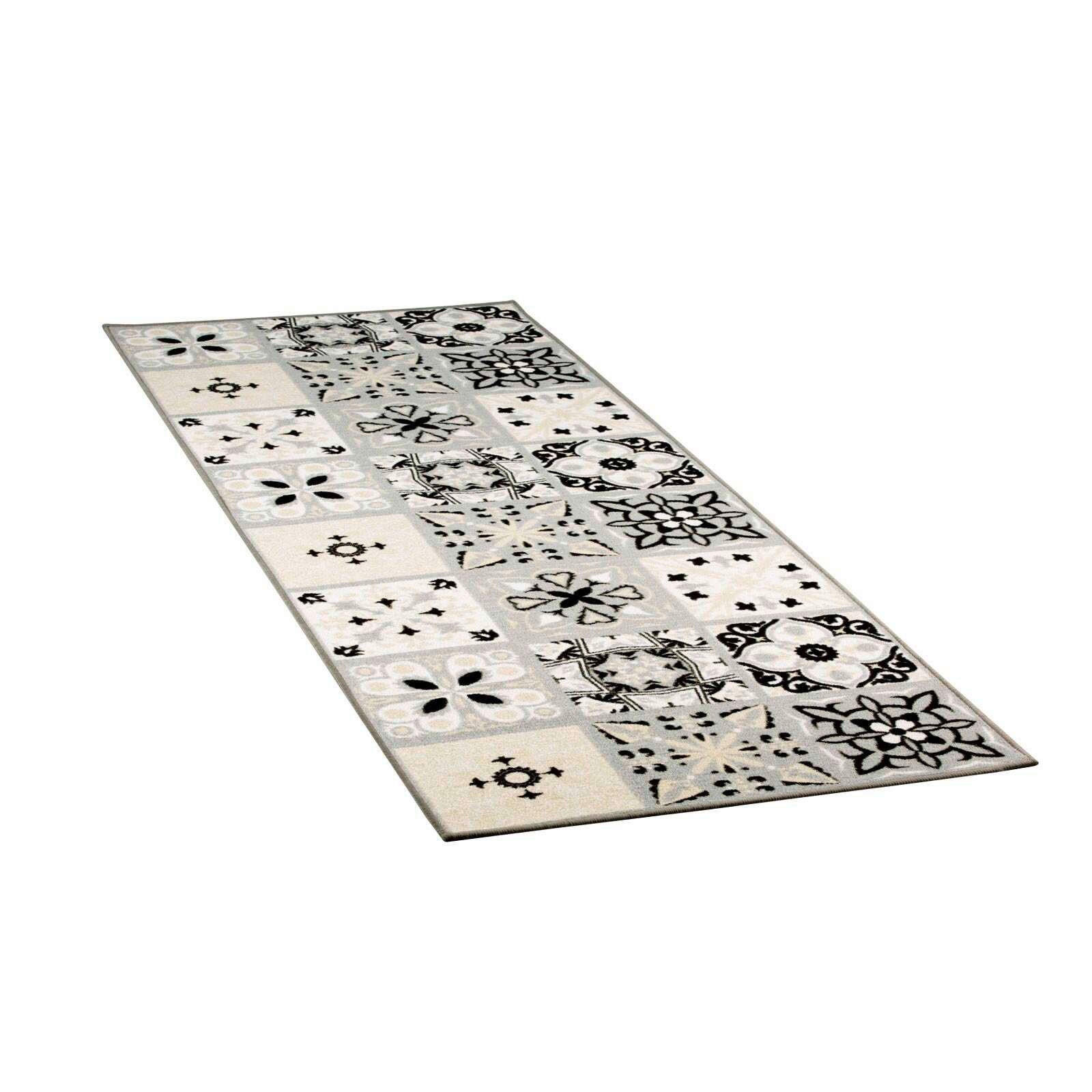 Thumbnail - Floordirekt Läufer Dublin, Grau, Textil, Uni, rechteckig, 80x400 cm, pflegeleicht, Teppiche & Böden, Teppiche, Teppichlä...