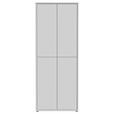 SCHUHSCHRANK 75/192/35 cm  - Grau, Basics, Holzwerkstoff/Kunststoff (75/192/35cm) - Xora