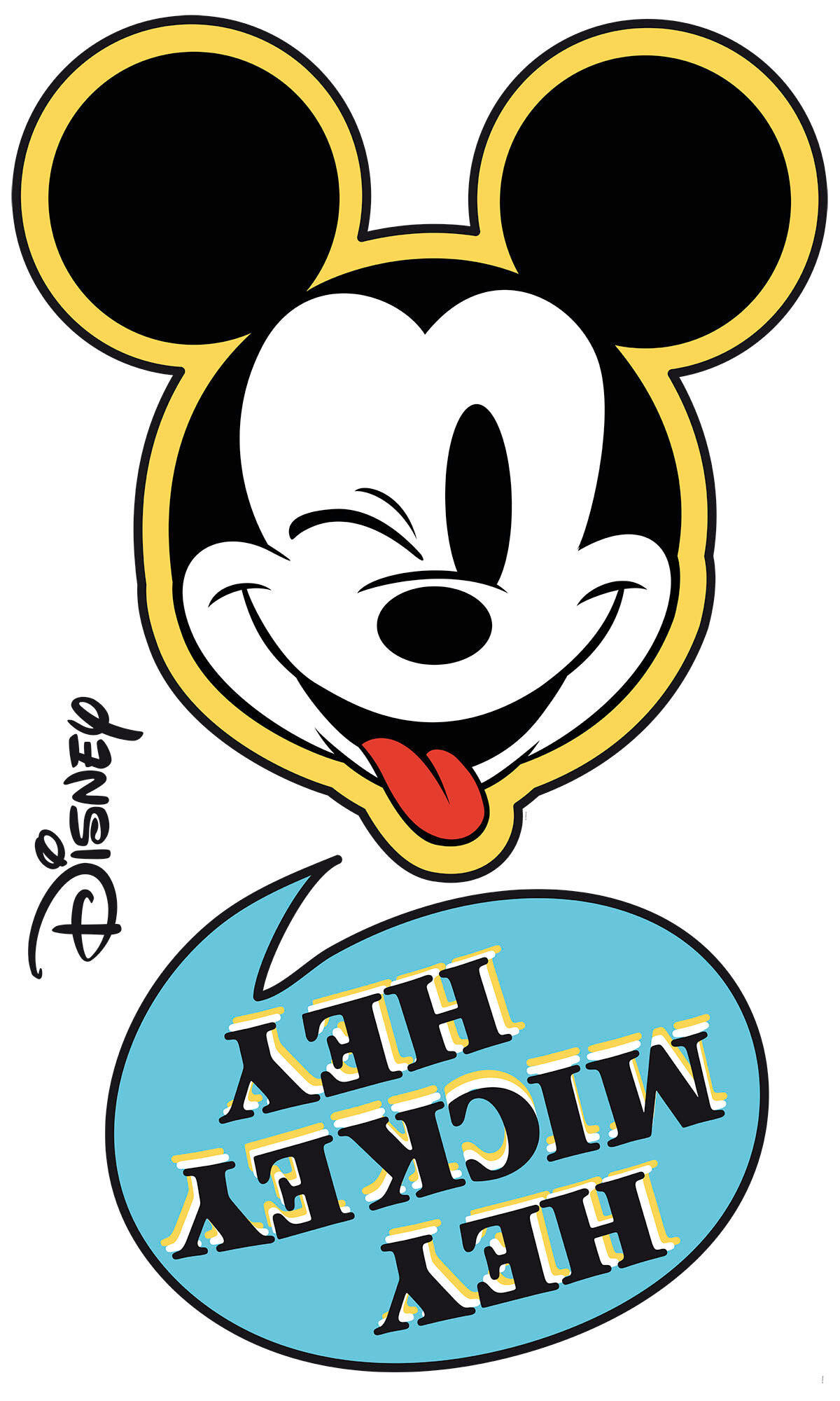 Xora Fototapete Mickey Mouse Mehrfarbig 127x200 cm