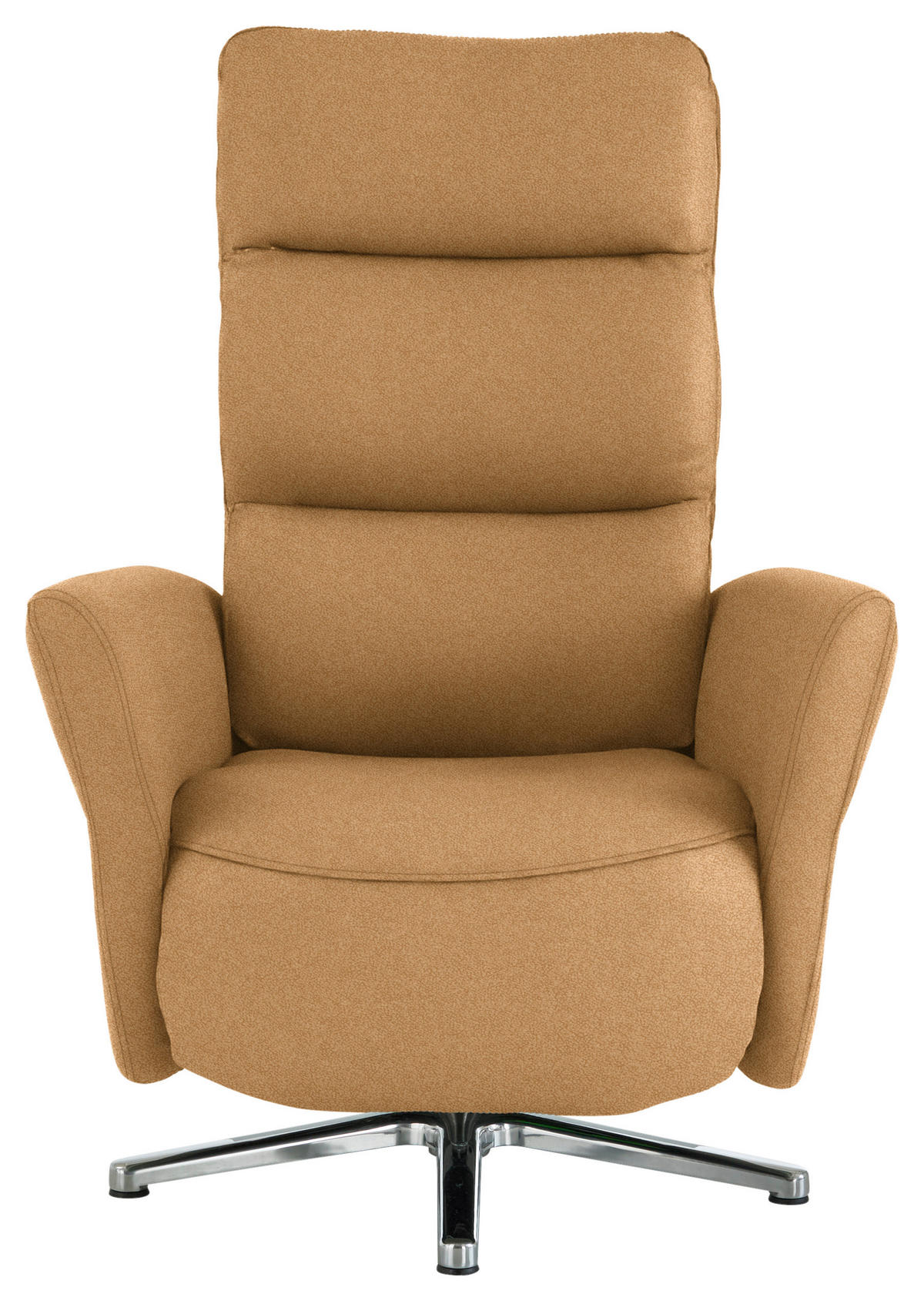 RELAXSESSEL Textil Honig  - Chromfarben/Honig, Design, Textil/Metall (78/113/83cm) - Beldomo Speed