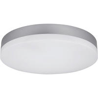 LED-DECKENLEUCHTE Orbis 28/5,1 cm   - Silberfarben, Basics, Kunststoff (28/5,1cm)