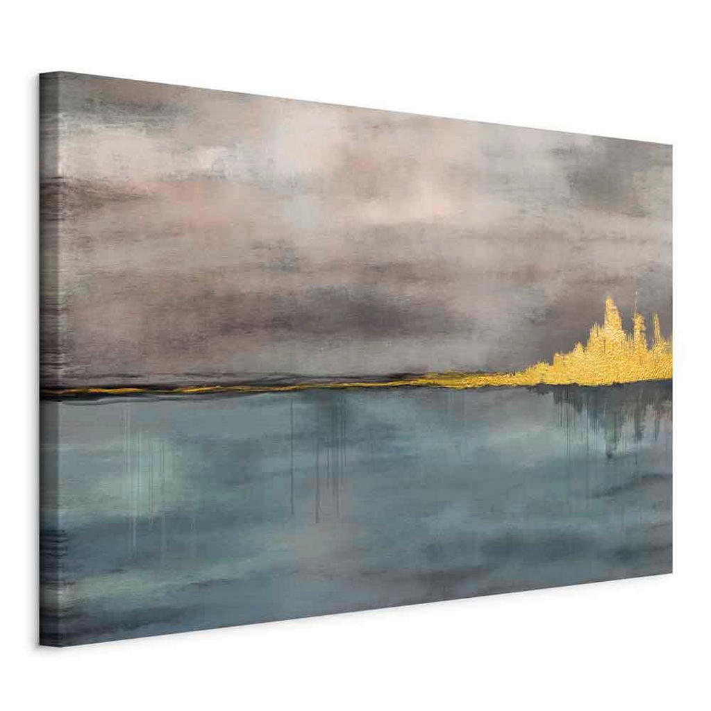 artgeist LEINWANDBILD, krajina a příroda, abstraktní, města, zrcadlové obrazy, 120/80/1,2 cm