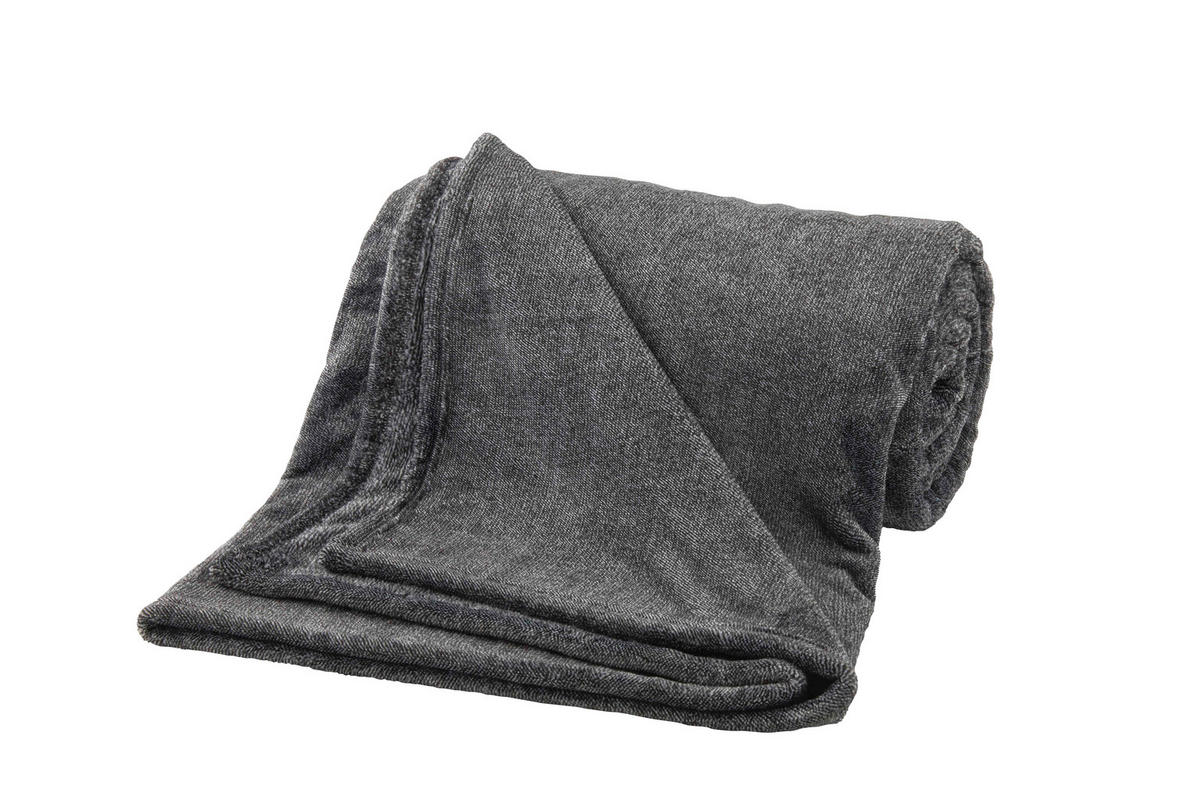 DEKA, mikrovlákno, 160/220 cm - antracitová, Design, textil (160/220cm) - Bugatti