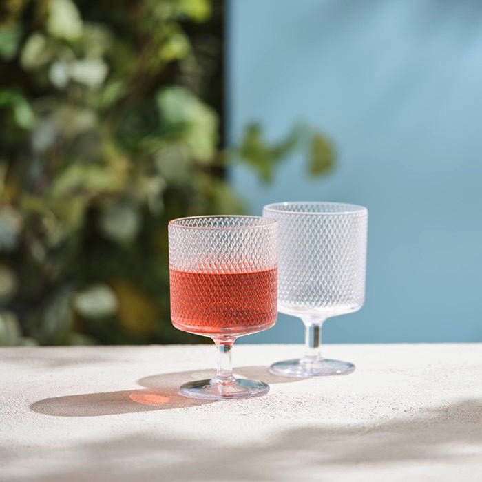 ČAŠA ZA VINO  300 ml   - prozirno, Basics, plastika (300ml)