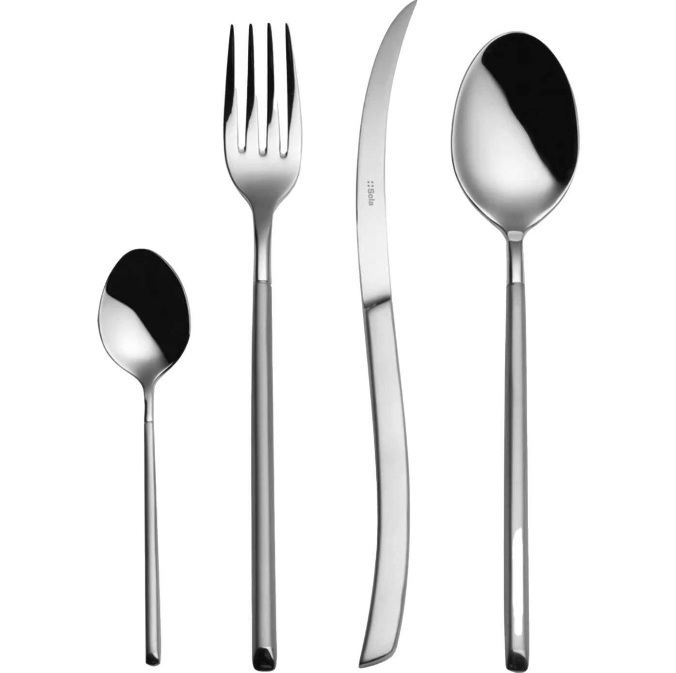 BESTECKSET 24-teilig   - Basics, Metall - Sola