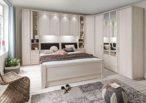 Pat 160x200 cm in culoare lemn larice