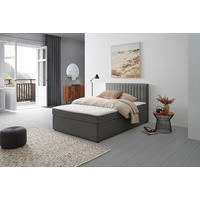 BOXBETT 140/200 cm  in Dunkelgrau  - Dunkelgrau, Modern, Holz/Textil (140/200cm) - MID.YOU