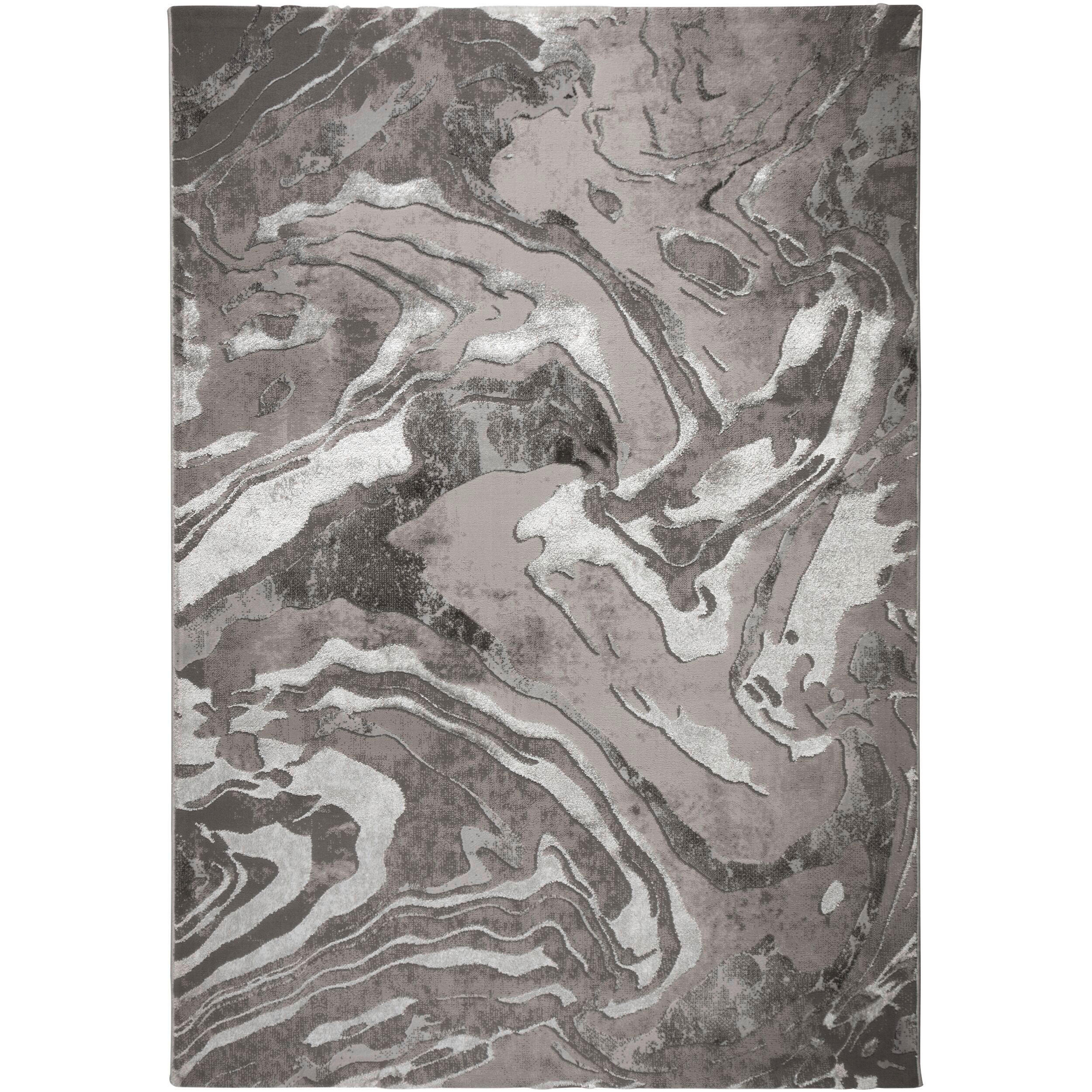 WEBTEPPICH 200/290 cm Eris Silberfarben  - Silberfarben, KONVENTIONELL, Textil (200/290cm)