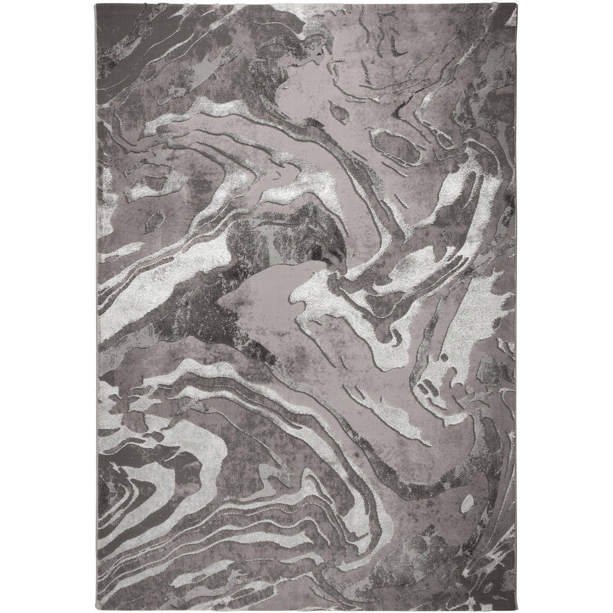 WEBTEPPICH 200/290 cm Eris Silberfarben  - Silberfarben, KONVENTIONELL, Textil (200/290cm)