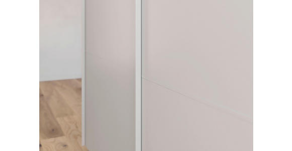 SCHWEBETÜRENSCHRANK 271/223/68 cm 3-türig Grau - Grau, KONVENTIONELL, Glas/Holzwerkstoff (271/223/68cm) - Novel
